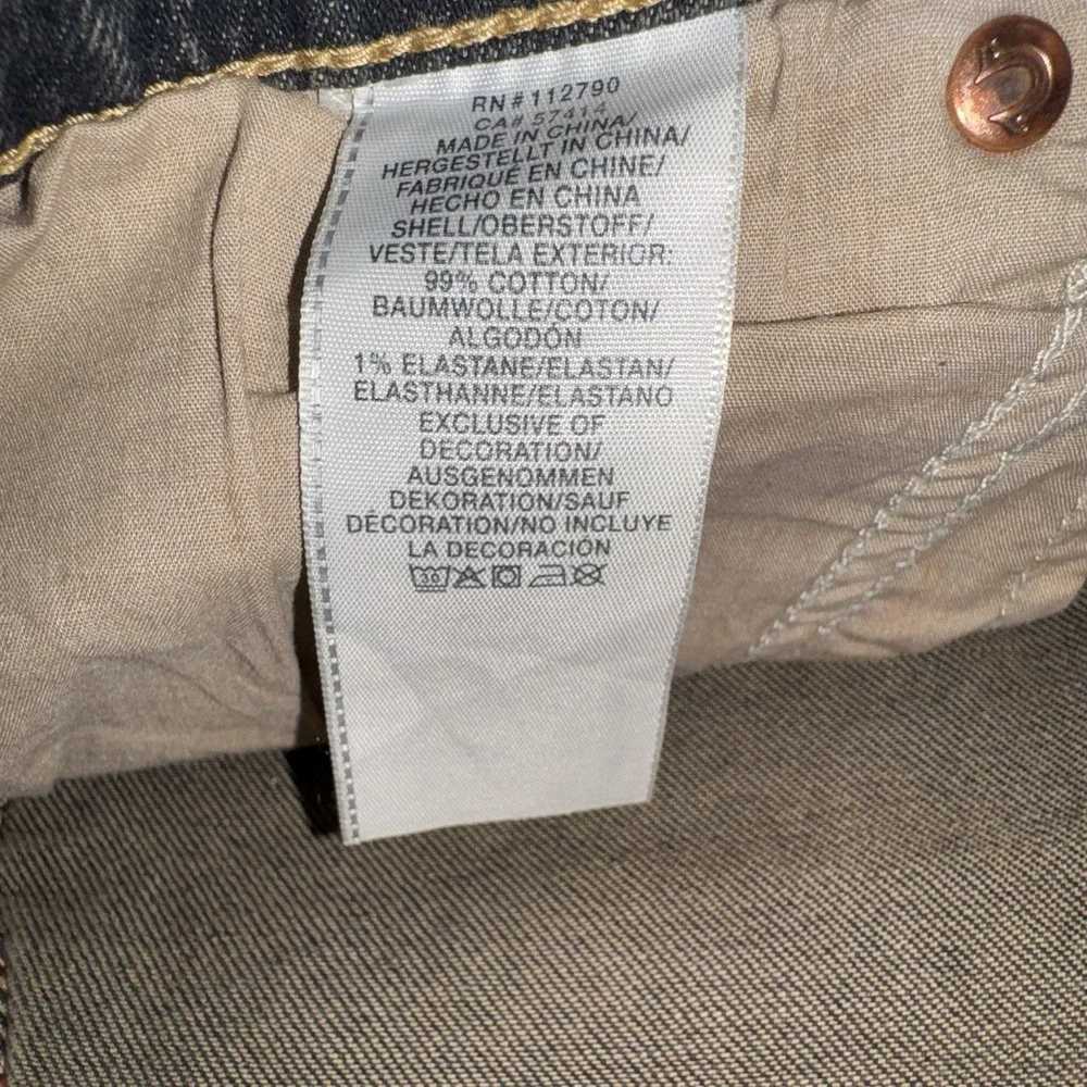 True Religion Men's Geno Relaxed Slim Denim Jeans Size 44 x 33 Dark Wash Gray